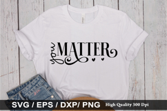 Mental Health Quotes Design - Mental Health T-shirt Design Product Image 4