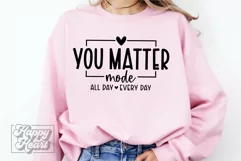 You Matter PNG - You Are Enough SVG - Not Perfect Self Love Product Image 2