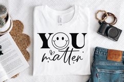 You Matter Sleeve SVG, Inspirational SVG Design Product Image 2