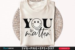 You Matter Sleeve SVG, Inspirational SVG Design Product Image 1