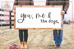 You, Me & The Dogs - love quote svg Product Image 4