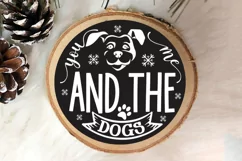 You Me And The Dogs SVG ,Christmas SVG Design Product Image 3