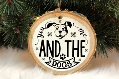 You Me And The Dogs SVG ,Christmas SVG Design Product Image 2
