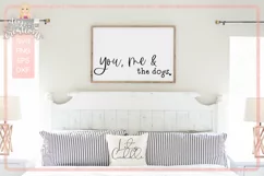 You, Me & The Dogs - love quote svg Product Image 2