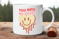 You Melt My Heart SVG, Valentine's Day SVG Design Product Image 2