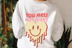You Melt My Heart SVG, Valentine's Day SVG Design Product Image 3