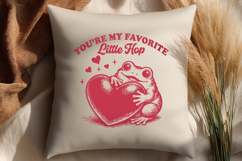 You’re My Favorite Little Hop SVG Frog Valentine Cute PNG Product Image 3
