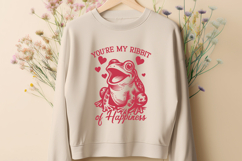 You’re My Ribbit of Happiness SVG Frog Valentine Cute PNG Product Image 2