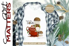 You're The Bomb Santa Gnome - 300 DPI - Sublimation Product Image 1