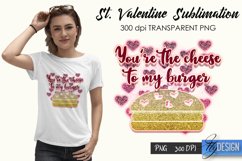 st Valentines Day Sublimation, Love Quotes Sublimation PNG Product Image 3