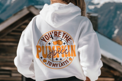You&#039;re The Pumpkin Spice To My Latte SVG Halloween Quotes Product Image 4