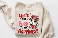 You’re The Purr To My Happiness Sublimation PNG Design Product Image 3