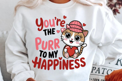 You’re The Purr To My Happiness Sublimation PNG Design Product Image 2