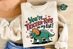 You re TriceraTOPS on My List! Sublimation PNG Product Image 2