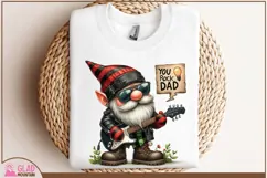You Rock Dad gnome png, Father's Day Gnome, Dad gnome gift Product Image 1