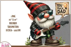 You Rock Dad gnome png, Father's Day Gnome, Dad gnome gift Product Image 2