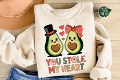 You Stole My Heart, Valentine Day Sublimation PNG Product Image 2