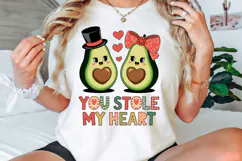 You Stole My Heart, Valentine Day Sublimation PNG Product Image 3