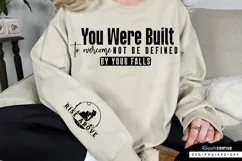 You Were Built To Sleeve SVG, Motivational SVG Design Product Image 3
