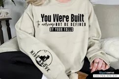 You Were Built To Sleeve SVG, Motivational SVG Design Product Image 1