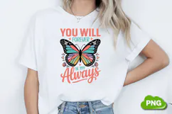 You Will Forever Be My Always PNG, Butterfly PNG, Butterfly Product Image 1