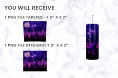 20oz Halloween Tumbler Zombie Hands Sublimation Wrap Product Image 2