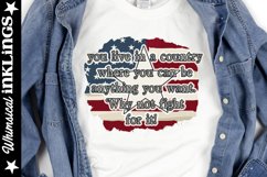 You Live In A Country-Patriotic Sublimation Product Image 1