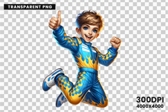 young racing driver png, race car kid clipart sublimation, motorsport thumbs up design, racing driver png sublimation, kids racing party clipart, young car driver printable art, motorsport racing t shirt design, racing thumbs up png file, car driver kid s