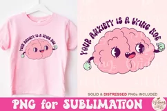 Your Anxiety Is A Lying Hoe Png, Mental Health Awareness Png Product Image 1