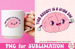 Your Anxiety Is A Lying Hoe Png, Mental Health Awareness Png Product Image 3