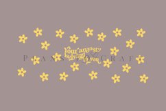 your anxiety is lying daisy quotes coffee glass wrap svg glass mug svg presized for 11oz and 15oz glass ready to cut and sublimation files