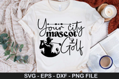 Your city mascot golf- Golf SVG Design Product Image 1