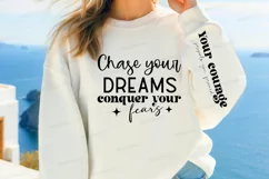 Chase Your Dreams Sleeve SVG, Motivational SVG Design Product Image 3