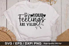 Mental Health SVG Design - Mental Health T-shirt Design Product Image 3
