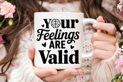 Your Feelings Are Valid SVG | Mental Health SVG Product Image 3