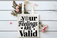 Your Feelings Are Valid SVG | Mental Health SVG Product Image 4