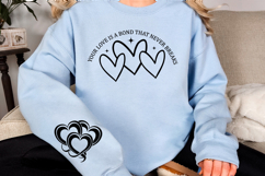 Your love is a bond that never breaks Sleeve SVG Design Product Image 2