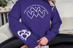 Your love is a bond that never breaks Sleeve SVG Design Product Image 3