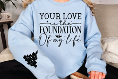 Your love is the foundation of my life Sleeve SVG Design Product Image 2