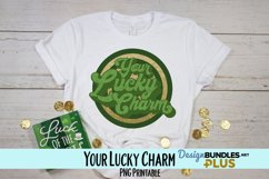 Your Lucky Charm St. Patrick's Day Round Sublimation PNG Product Image 1