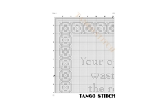 Your opinion sarcastic kitchen quote cross stitch pattern - Tango Stitch