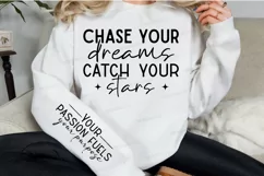 Chase Your Dreams Sleeve SVG, Motivational SVG Design Product Image 3