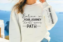 Believe In Your Journey Sleeve SVG, Motivational SVG Design Product Image 3