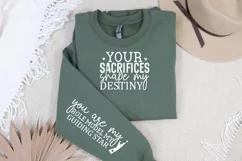 Our Sacrifices Shape My Sleeve SVG, Mother's Day SVG Design Product Image 3