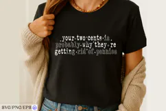 Your two cents is probably why they’re getting rid SVG PNG Product Image 2