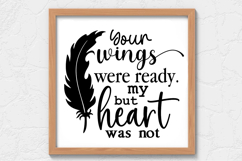 Your wings were ready SVG, Farm House Sign SVG Product Image 1