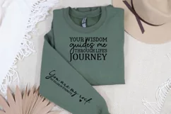 Your Wisdom Guides Sleeve SVG, Mother's Day SVG Design Product Image 2