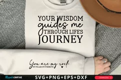 Your Wisdom Guides Sleeve SVG, Mother's Day SVG Design Product Image 1