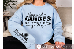 Your wisdom guides me through lifes Sleeve SVG Product Image 3