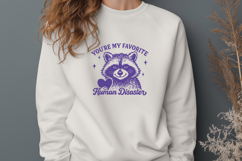 Funny Raccoon SVG PNG | You’re My Favorite Human Disaster Product Image 2